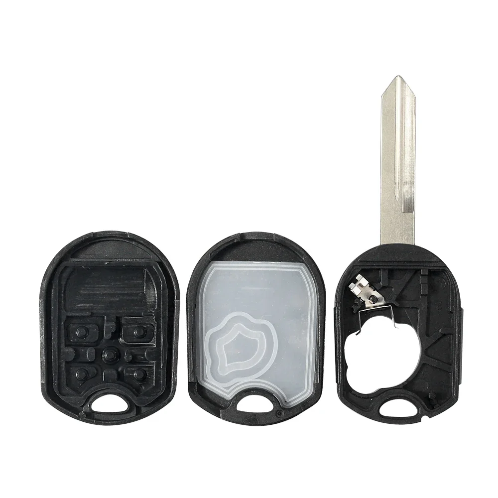 KEYYOU Car Key Shell Case per Ford Edge Explorer Ranger Expedition Mustang Escape Taurus per Mazda Tribute 3/4/5 BTN