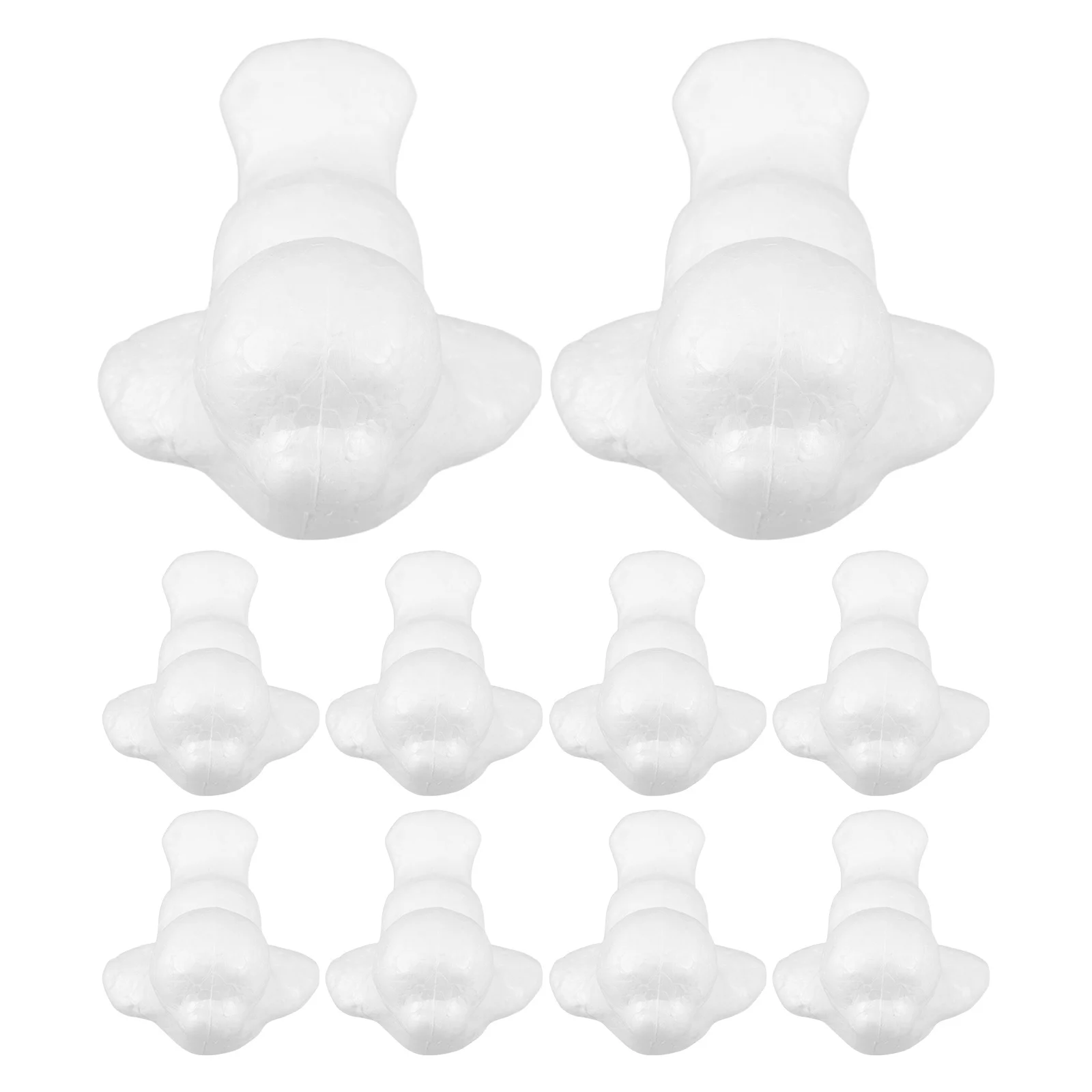 

50Pcs White Foam Sea Lion Crafting Block - Blank Embryo for Arts Crafts School Projects Mini Sea Animal Figures Decorative