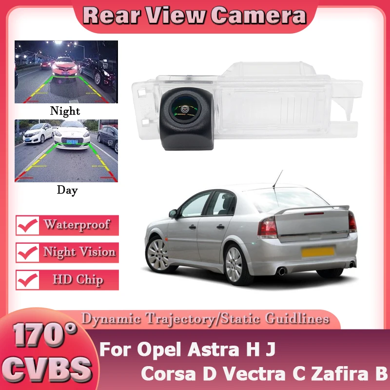 

Камера заднего вида CVBS 1080P 170 ° Резервная камера с объективом «рыбий глаз» Full HD для Opel Astra H J Corsa D Vectra C Zafira B для Buick Regal