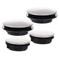 4 Pcs Sink Hole Cover Plug Kitchen Faucet Covers Countertop Decorative Sink Covers Leak Plugs Hole Caps Plastic Ceramic Round