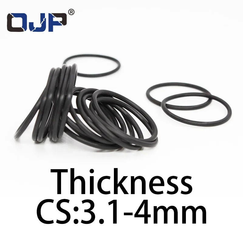 O-ring thickness 3.1/4mm CS NBR Nitrile sealing temperature resistant gasket rubber ring complete in specifications