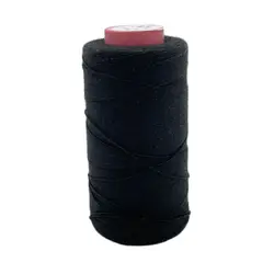 1ม้วนด้ายสีดำผมสานกับของขวัญ1 Pc 6.5ซม.เข็มโค้ง