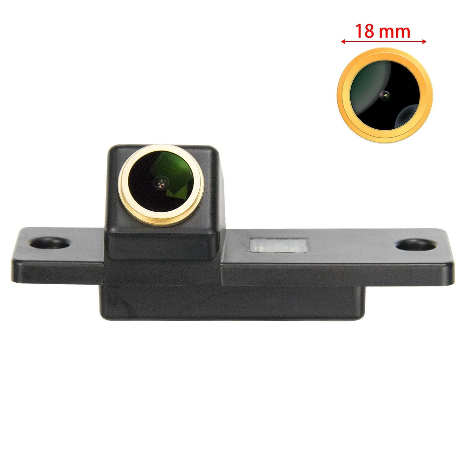 HD 1280x720p Reversing Backup camera for Land Cruiser LC150-Series Prado/Fortuner/SW4 Highlander, Waterproof Golden Camera