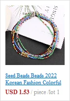 Einfache Rocailles Strang Halsband Mode Koreanische Kragen Charme Bunte Handgemachte Böhmen Halskette Frauen Strand Weibliche Schmuck – Detail 20