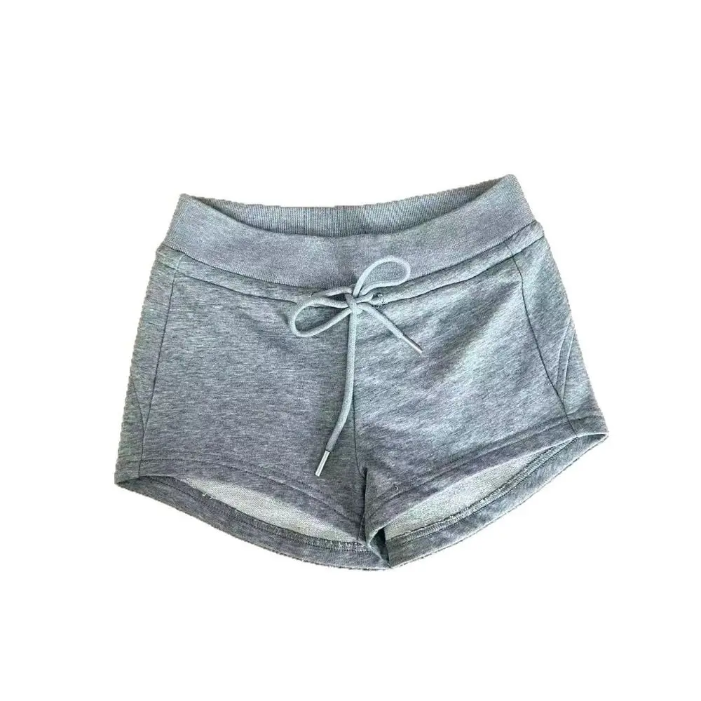 

Drawstring High Waist Shorts Slim Fit Trousers Hot Woman Short Pants American Style Pajamas Pants Summer Casual Shorts