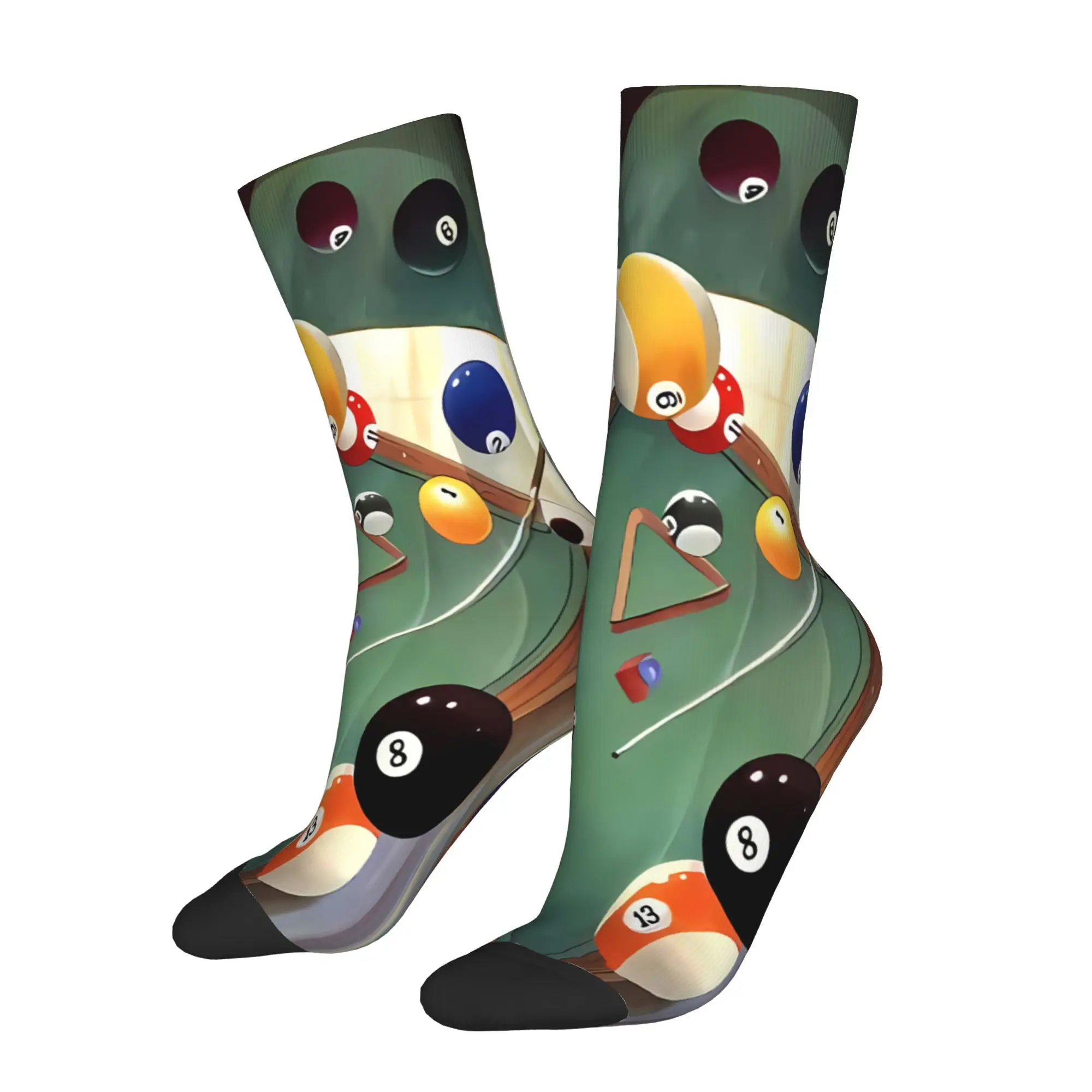 

Бильярдные забавные спортивные носки мужские женские осенние чулки Harajuku