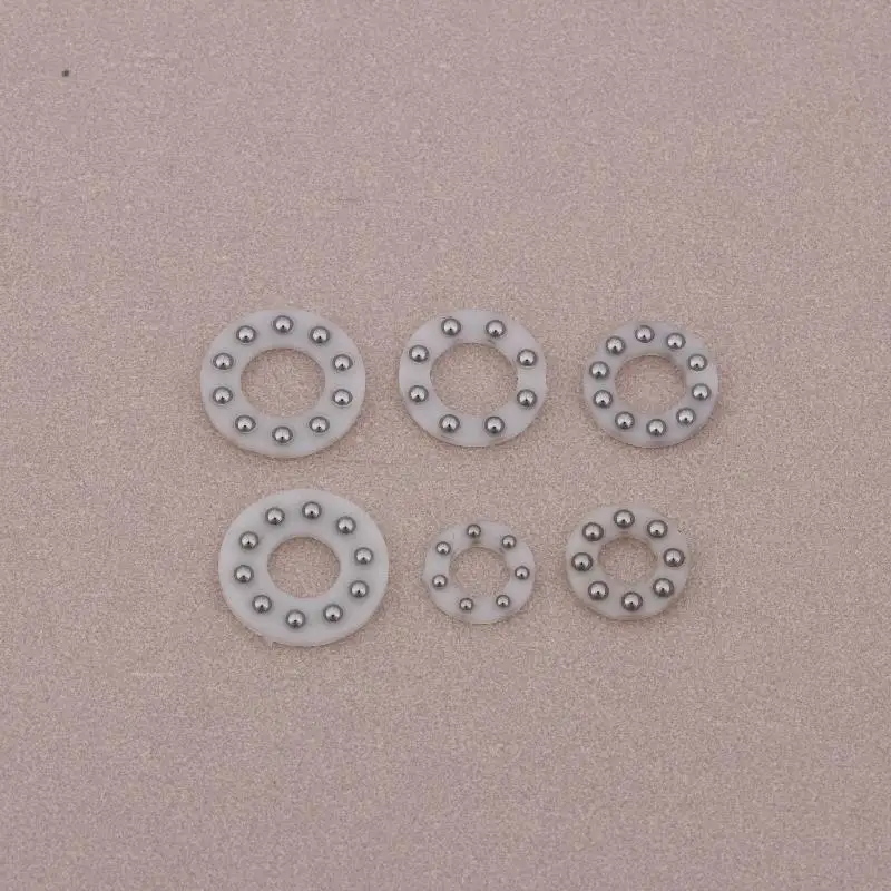 10Pcs Mini Bearing Steel Ball Thrust Plastic Rubber Support Bearing For Folding Knife Tool Accessories