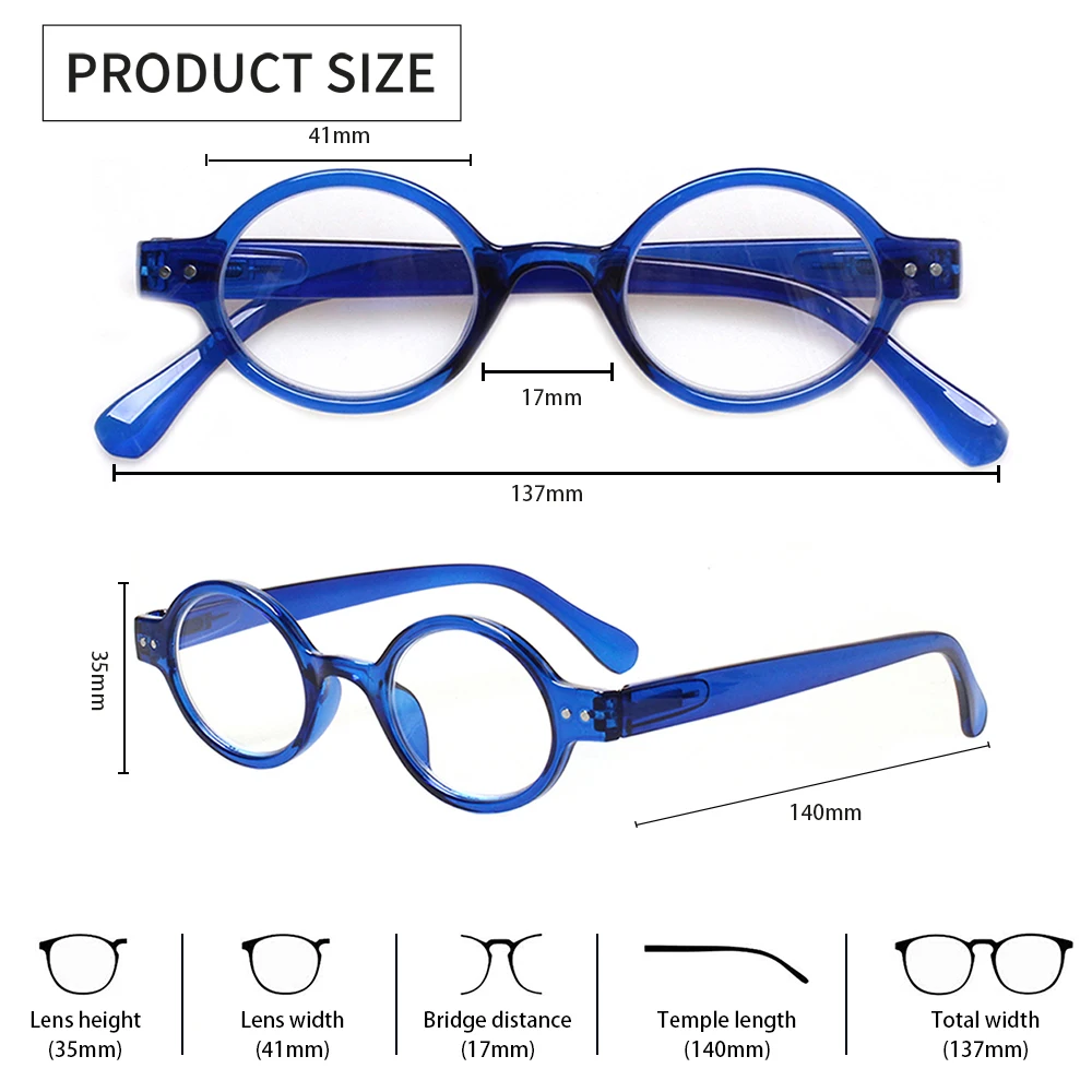 TUREZING Reading Glasses Blue Light Filter Glasses Prescription Glasses for Women Men  Optical Lenses with  Medical Recipe