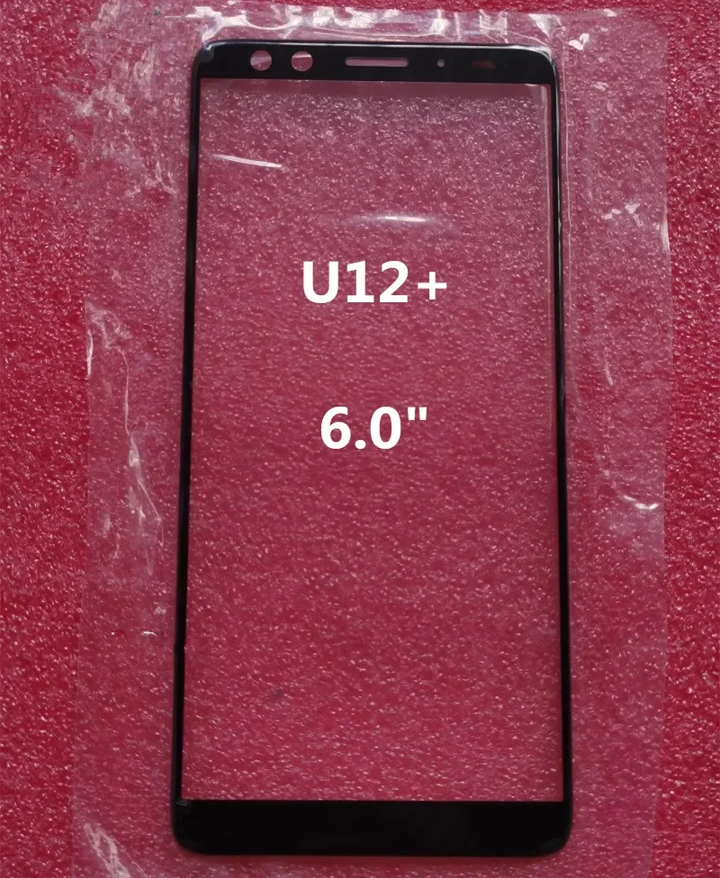 U 11 U12Plus الزجاج الأمامي ل HTC U11 / U12 Plus شاشة تعمل باللمس شاشة الكريستال السائل غطاء اللوحة الخارجية عدسة إصلاح الهاتف استبدال أجزاء