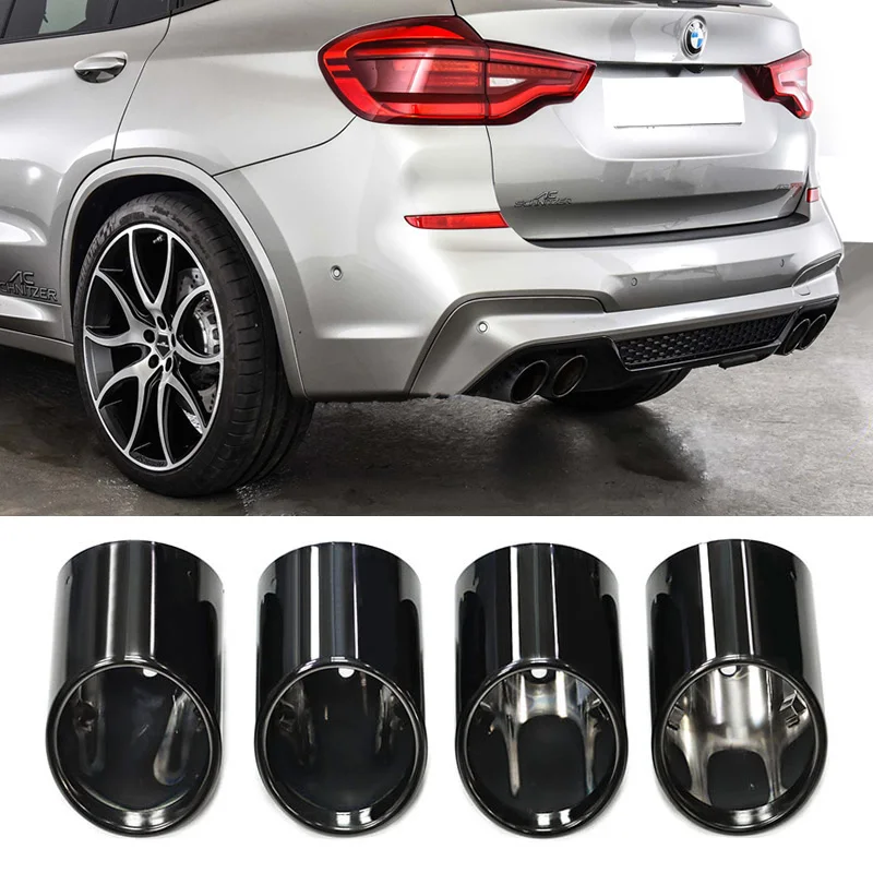 

Крышка выхлопной трубы для BMW X3M F97 X4M F98, насадка глушителя из нержавеющей стали