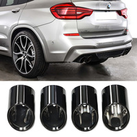 Exhaust Tailpipe Cover For BMW X3M F97 X4M F98 Stainless Steel Exhaust Trim Muffler Nozzle