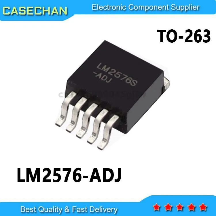 100pcs LM2576SX-ADJ  LM2576S-ADJ LM2576-ADJ TO-263