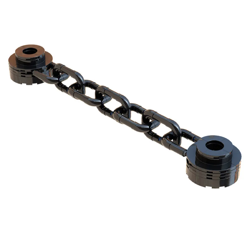 

Серия креативных украшений: 130 шт., роскошные черные модульные строительные блоки с короткой цепочкой, детские игрушки для самостоятельной сборки, праздничные подарки