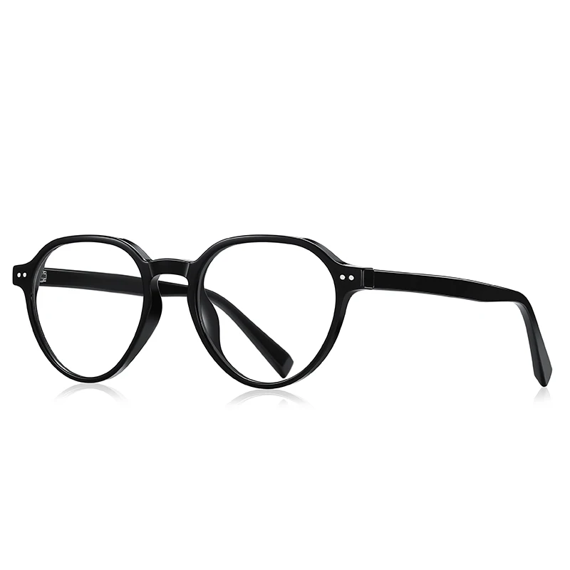 

51mm New Arrival Unisex Ultra Light TR90 Retro Eyeglasses Frames Women Fashion Round Spectacle Prescription Frame Myopia 2094