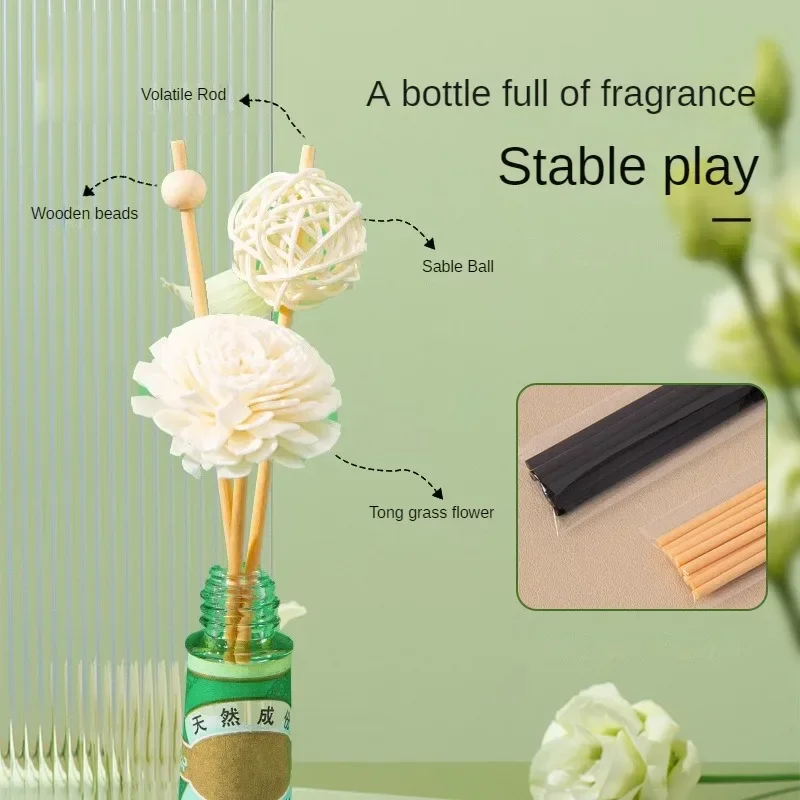 NEW 36/30pcs Artificial Flower Rattan Reed Fragrance Aroma Diffuser Refill Stick DIY Floral