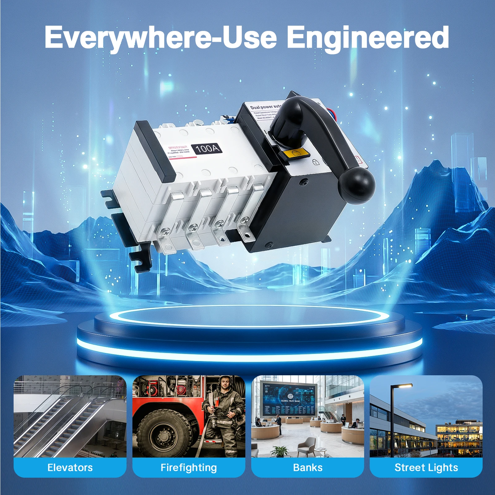 100A 4P Dual Power … - image