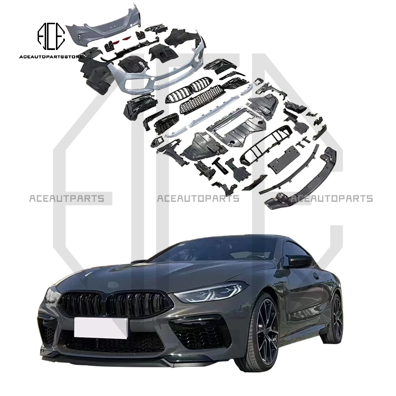 

Top quality PP plastic Body kit include car bumper for BMW 8 series G14 G15 2019-2022 conversion to M8 model bodykit with Fender