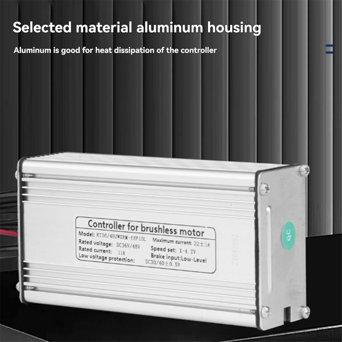 

Разъем синусоидального контроллера Контроллер электрического велосипеда с световым проводом 1T5 KT-22A