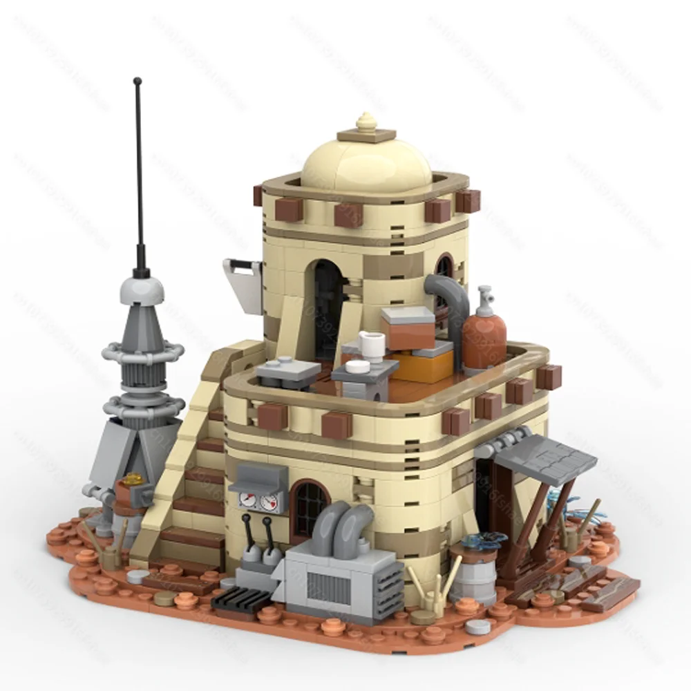 NEW 907PCS Famous star Movie Series MOC tatooine Desert Workshop Models creative ideas ChildrenToy Birthday Gift Building Blocks