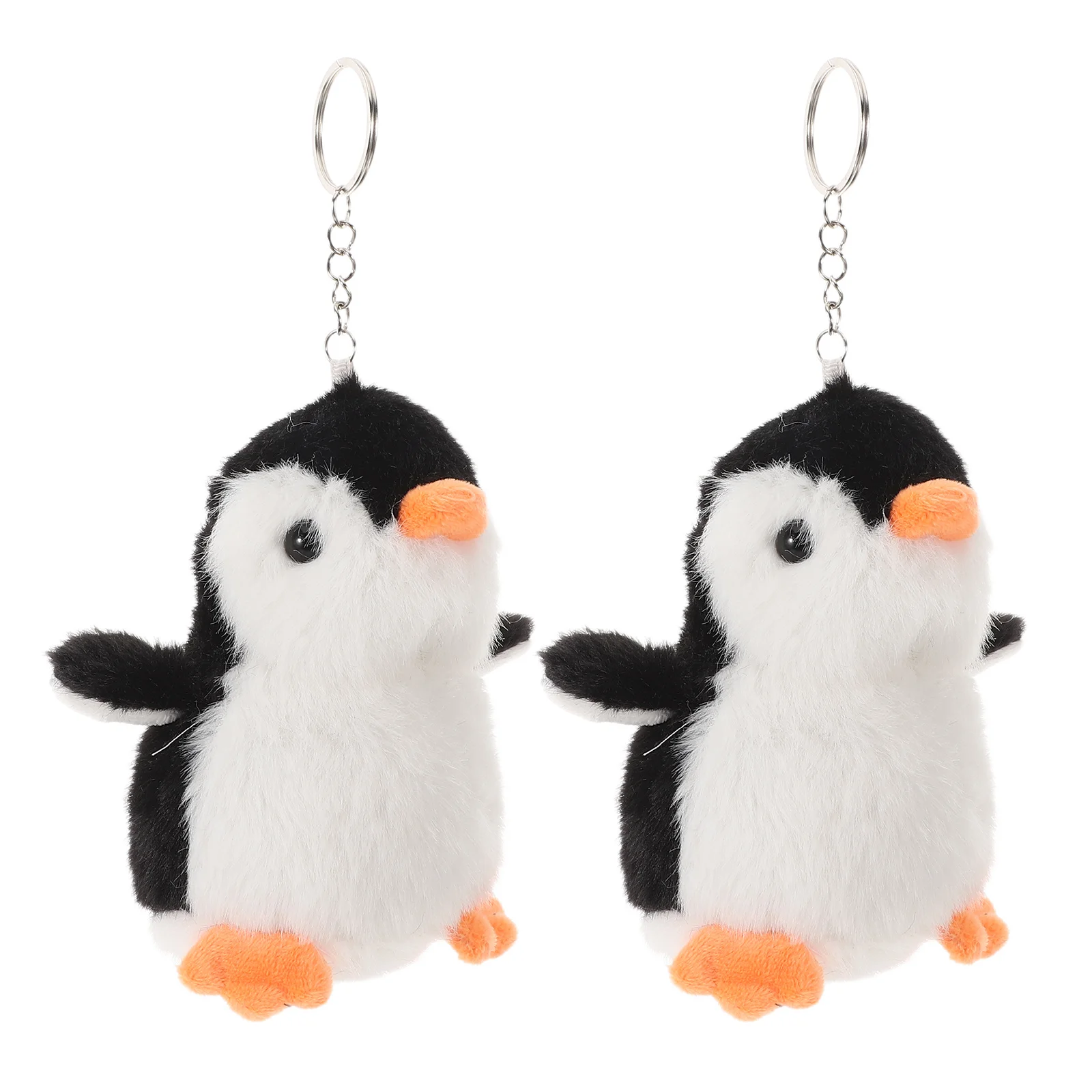 

2pcs Cute Penguin Keychain Stuffed Animal Pendant For Backpack Purse Car Keys Cartoon Charm Bag Hanging Accessory Jewelry Craft