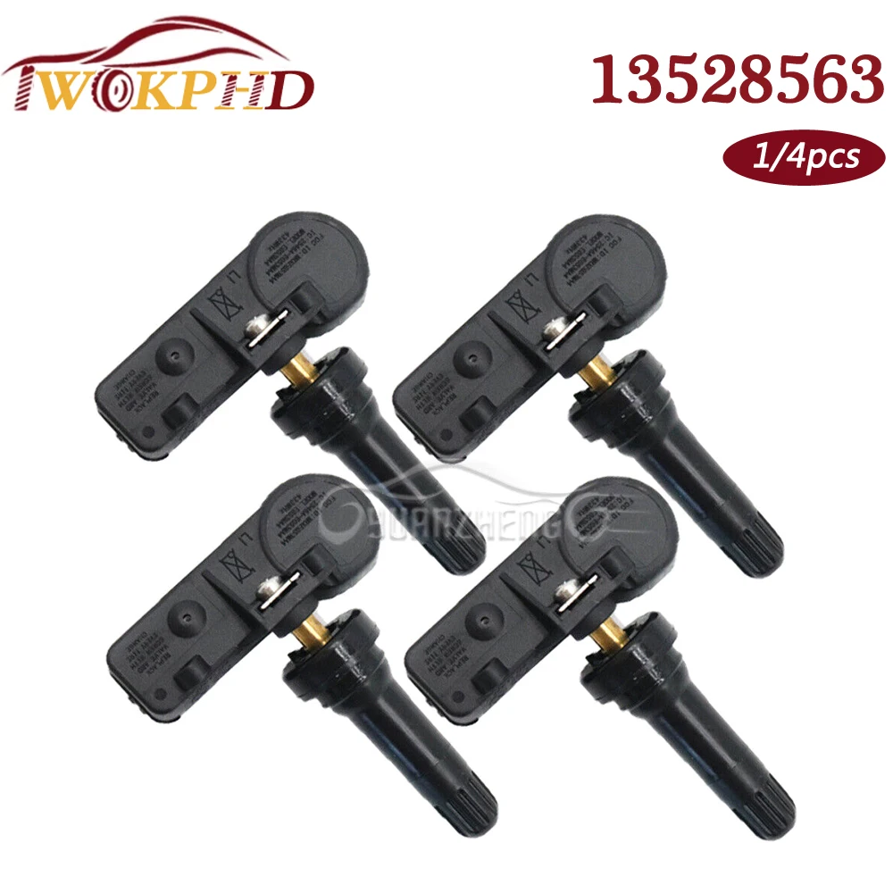 1/4pcs TPMS Tire Pressure Sensor Monitoring System for G M Chevrolet Silverado GMC Sierra 1500 2019 2020 2021 433Mhz 13528563