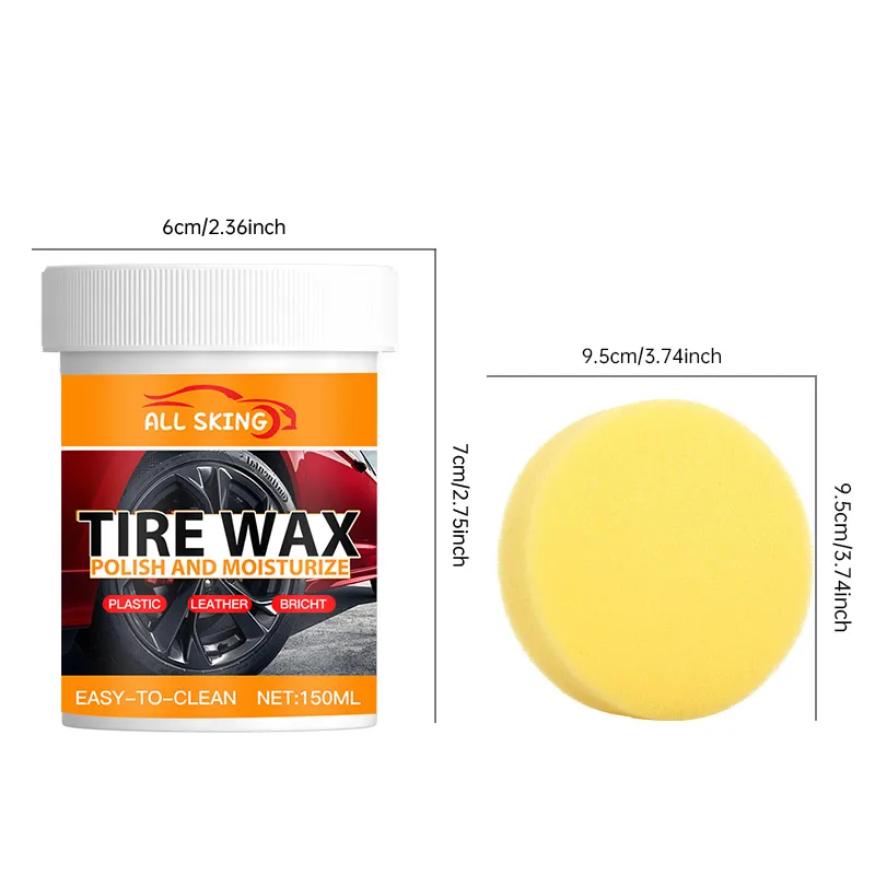 ยางยานยนต์แว็กซ์ Long-Lasting Shine Agent กันน้ําคราบ,ขัดยาวนานและผลิตภัณฑ์ต่อต้านริ้วรอย