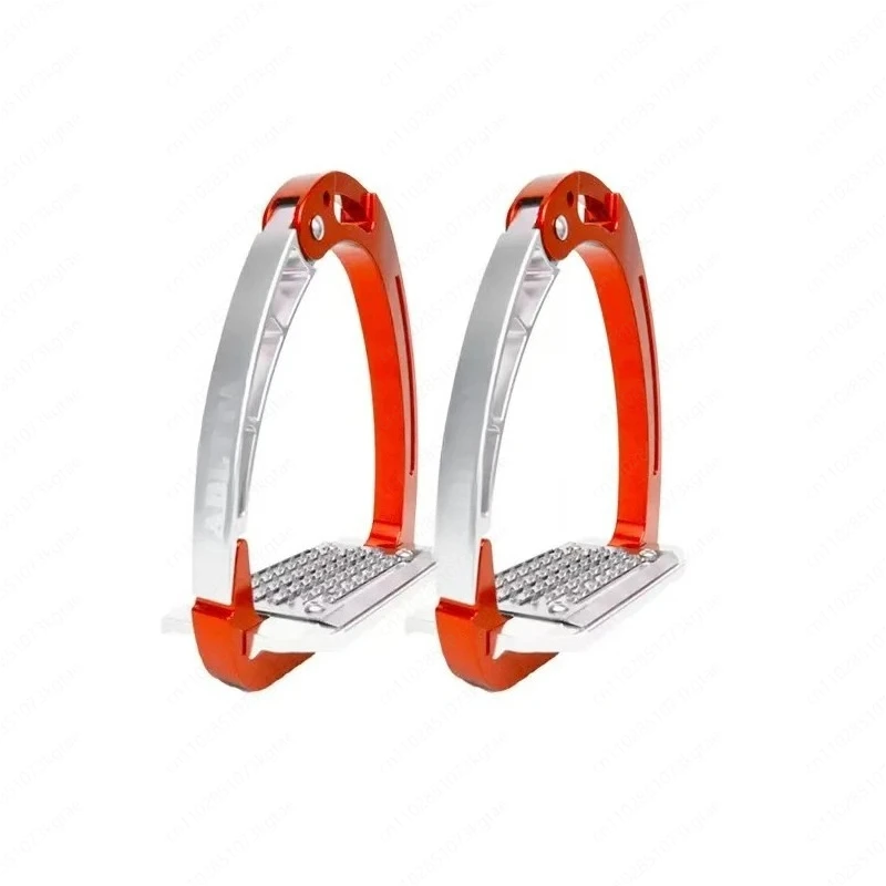 Safety Stirrrup, Aluminum Pedals, Equestrian Riding Competitive Training Pedal Harness
