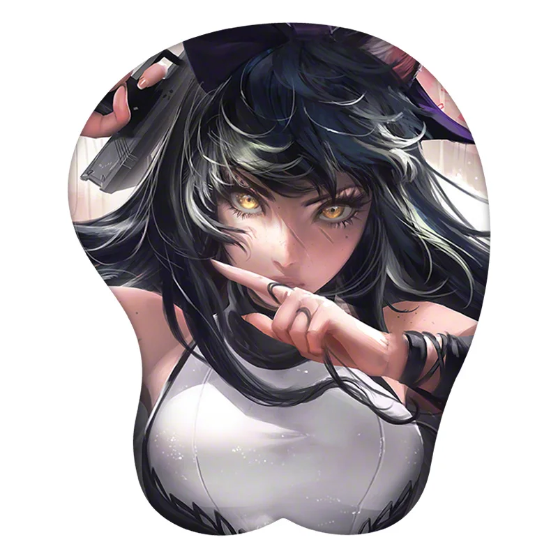 Blake Belladonna 3D Mouse Pad Anime Mousepad Wrist Rest Silicone Sexy Creative Gaming Mat Gift