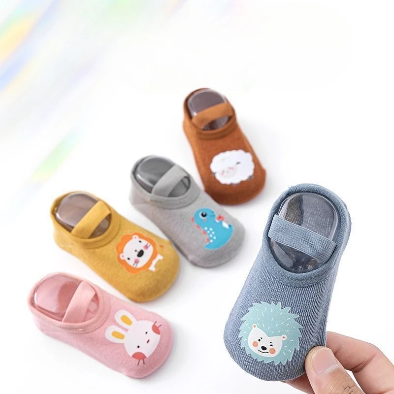 Spring Summer Thin Baby Floor Socks Infant Toddler Socks Breathable Soft-soled Shoes Early Education Socks Indoor Anti-slip Sox