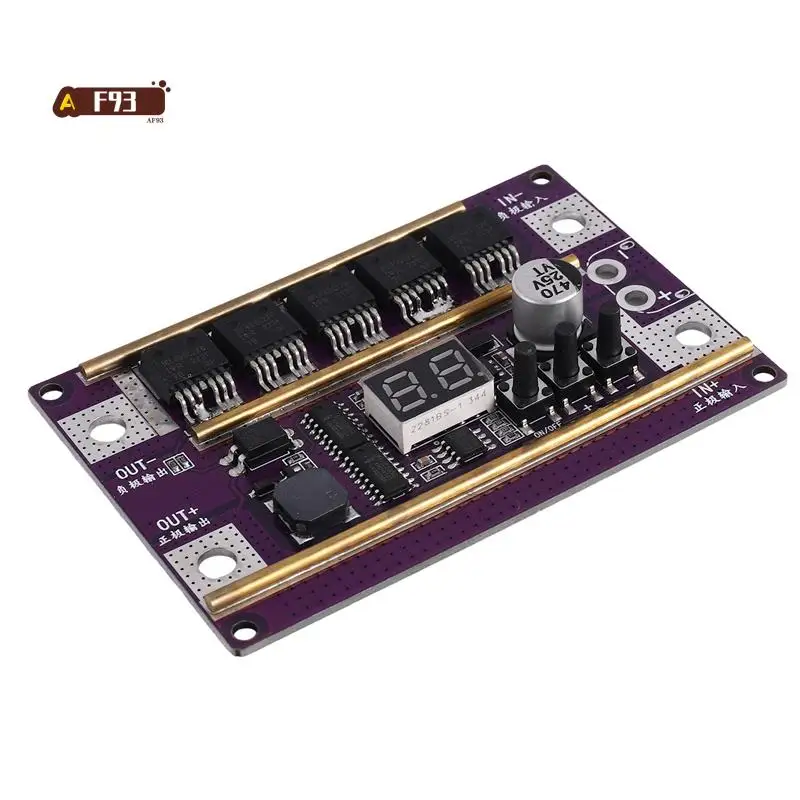 AF93-Mini máquina soldadora por puntos, Kit DIY, 99 engranajes de potencia, tablero de Control de soldadura por puntos ajustables para soldador de batería 18650