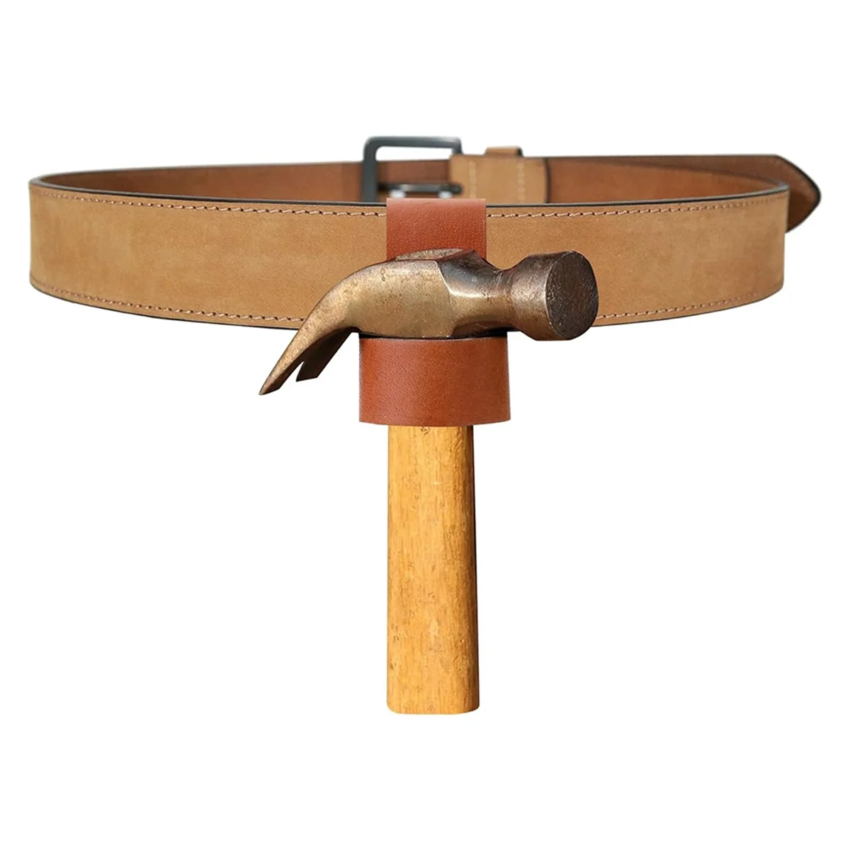 Leather Hammer Stand, Premium Hammer Stand with Belt Loop, Multi-Tool Hammer Stand, Small Hammer Ax Holder Leather Case