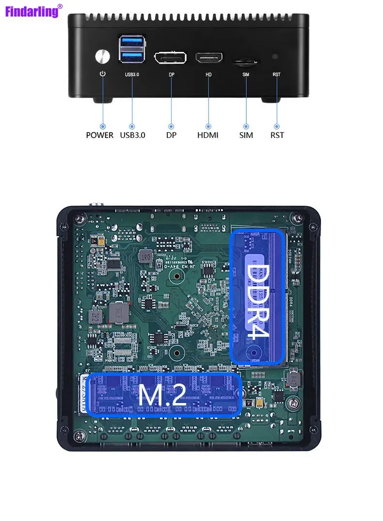 Imagem -06 - Mini pc Fanless Soft Router Fanless An2 Quad Core Intel N4000 J4125 I255 2.5g Lan hd dp Pfsense Firewall Appliance Esxi Aes-ni