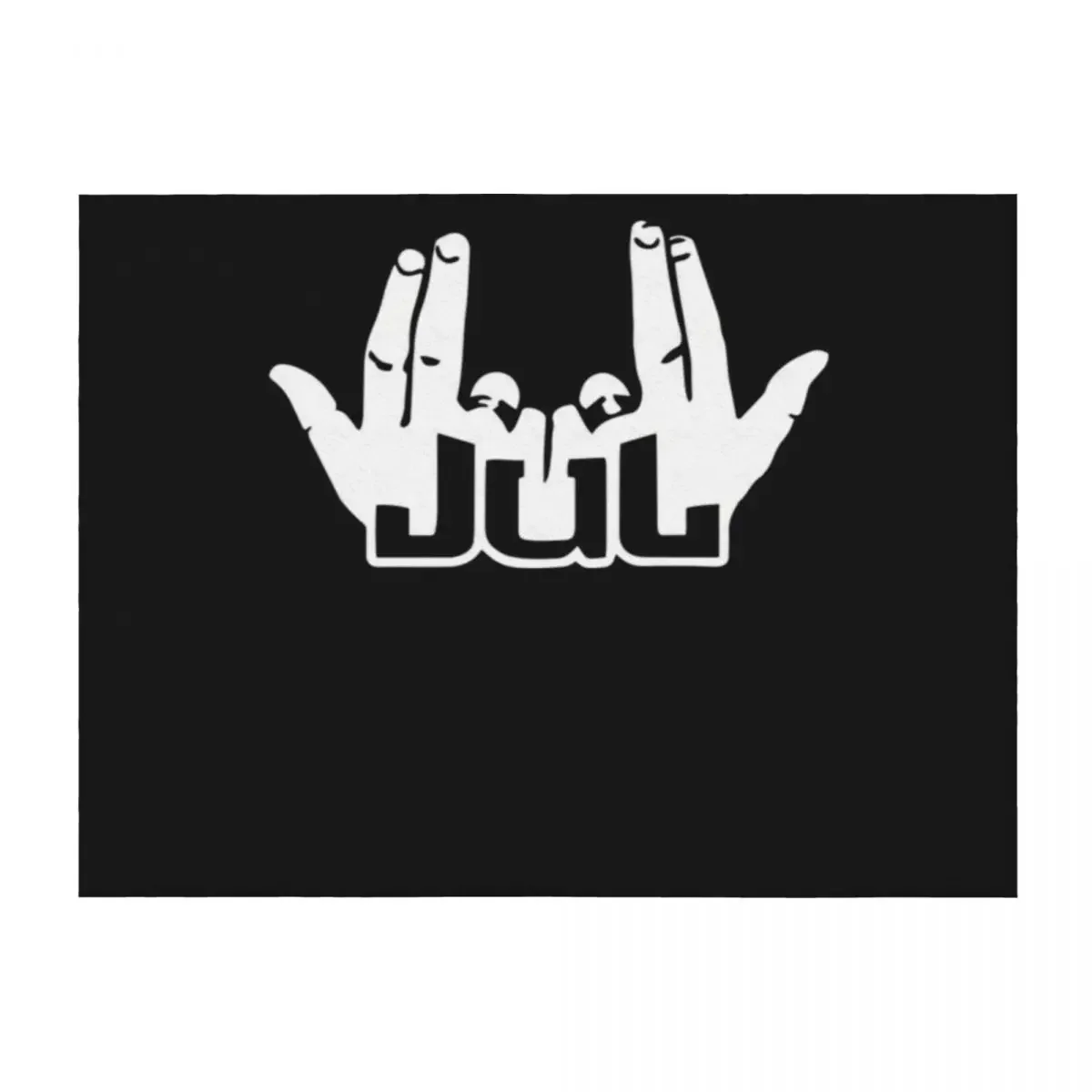 

Jul sign Throw Blanket warm for winter christmas decoration Luxury Brand For Decorative Sofa Blankets