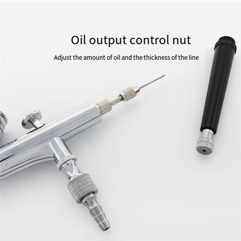 ABLL-DIY Spraying Tool Kit 0.2Mm/0.5Mm With Fan Cap 15CC Fluids Cups Efficiency For Model DIY Painting Makeup Nail Art Cake