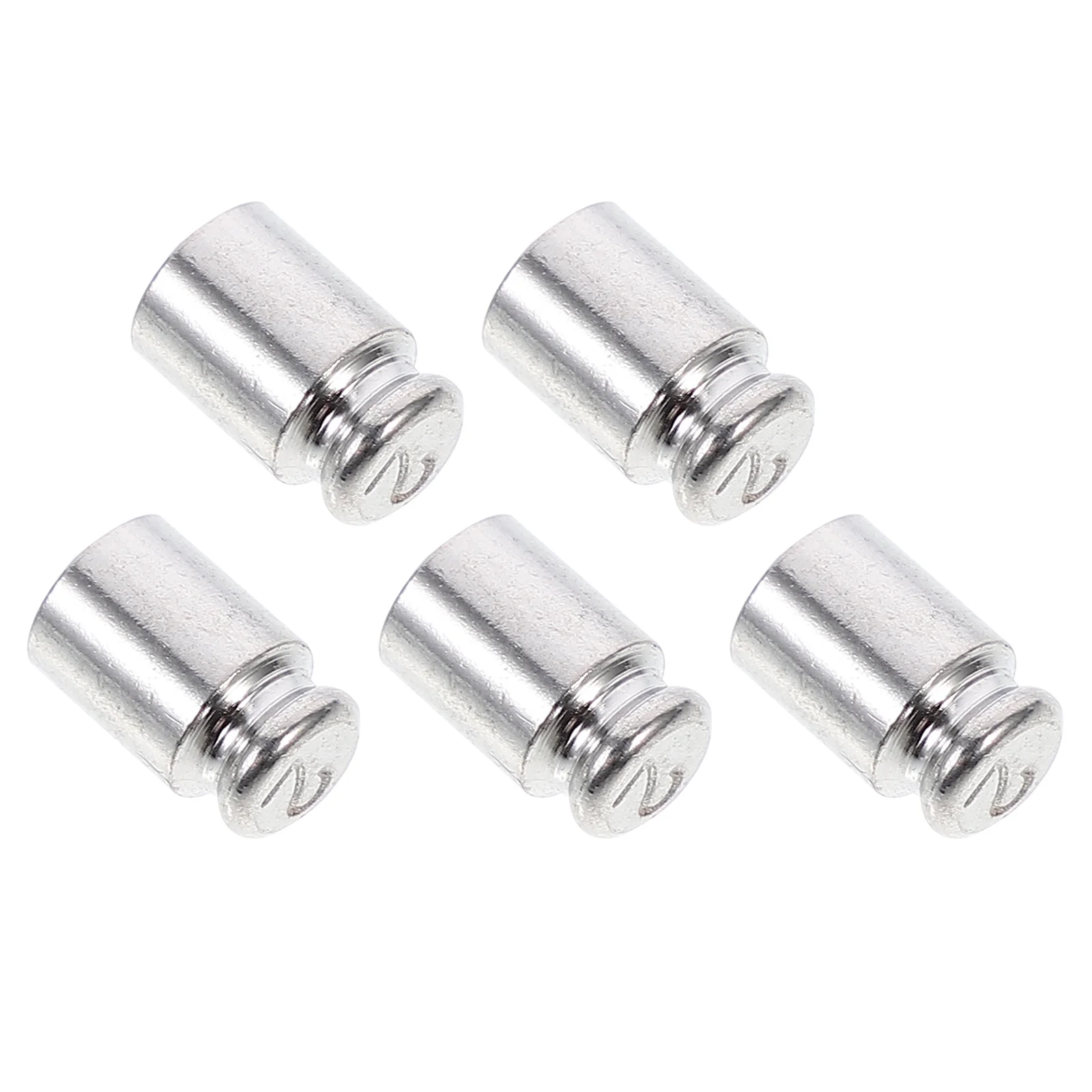 5Pcs Steel Calibration Weights for Scale Balance Tools Smooth Edges Practical Chrome Plated Anti Rust Experiment