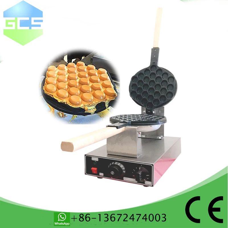 

Electric 110V/220V Egg Waffle Maker Non-stick Commercial Bubble Waffle Machine HongKong Egg Puffs Iron