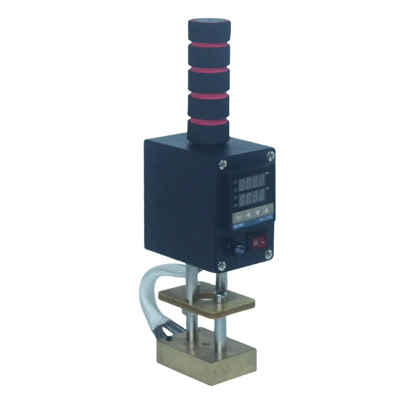 

Машина горячего тиснения для печати логотипов, фирменный тиснение, инструмент для бронзырования латунных штампов, 5*7 см, 500 Вт, SHENLIN