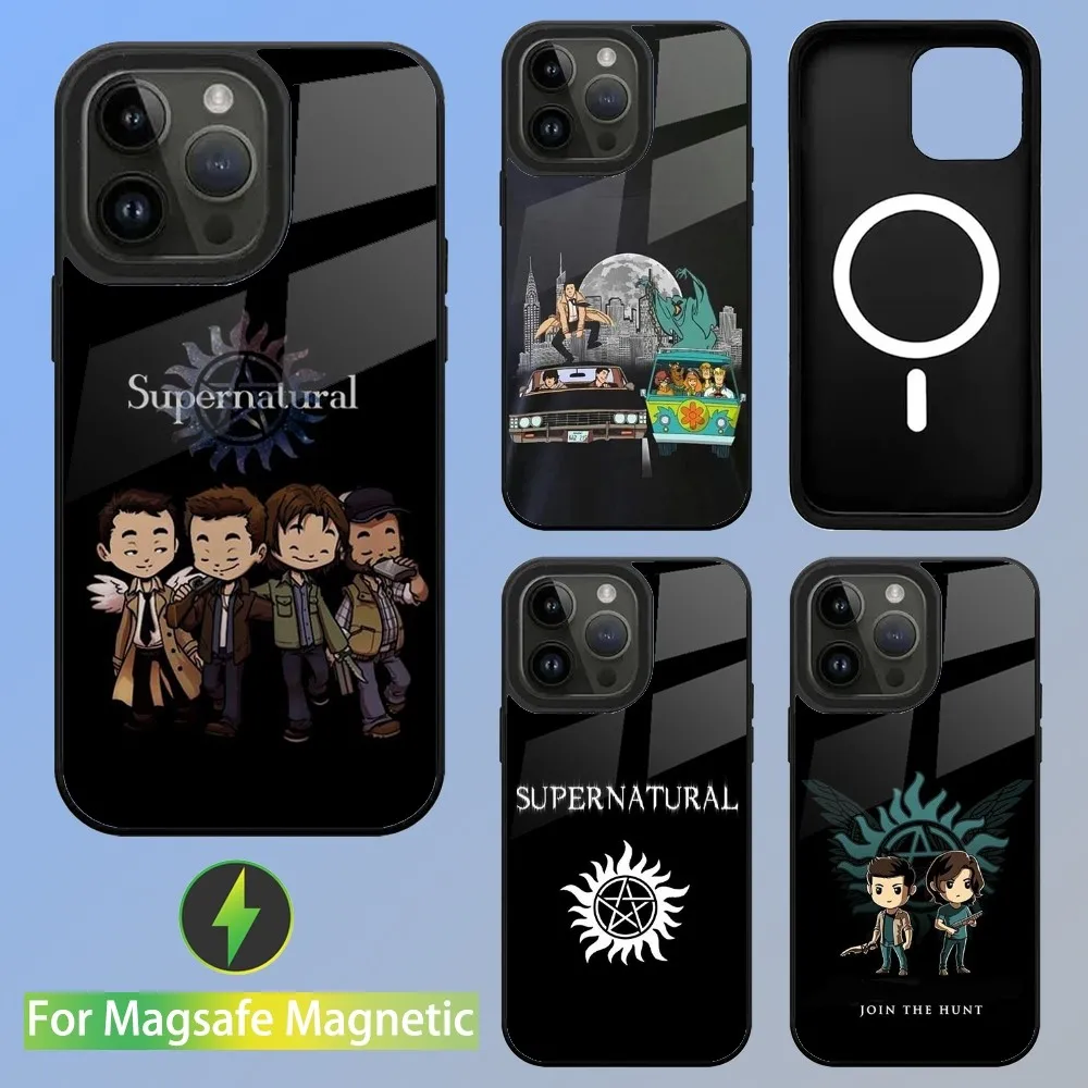 S-Supernatural-S Jared Padalecki TV Phone Case For iPhone 15,14,13,12,11,Plus,Pro,Max Mini Magsafe Magnetic Wireless Charging