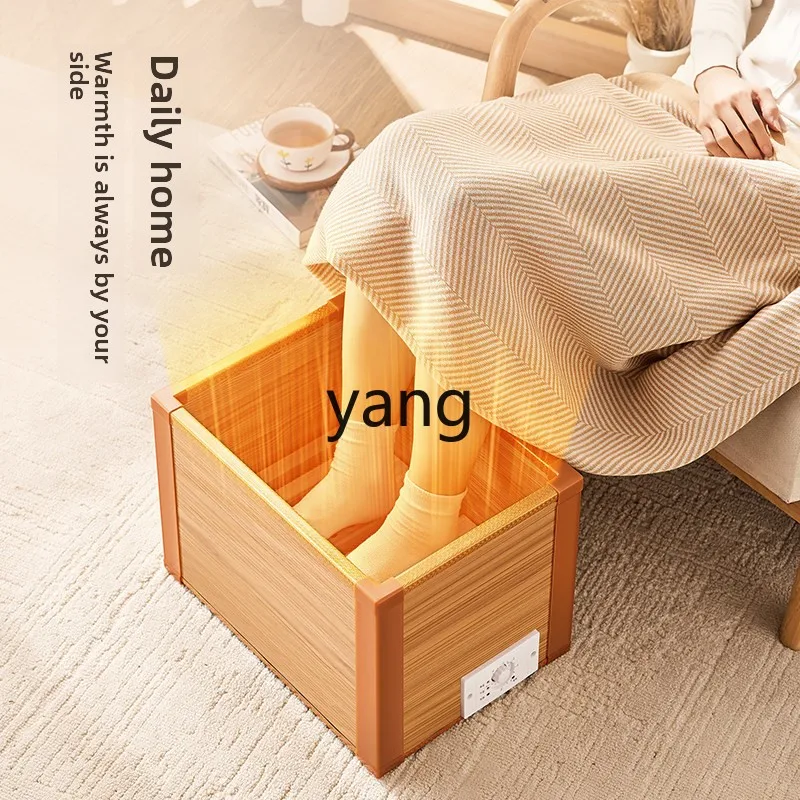 cjq solid wood electric fire bucket household heating box electric foot warmer electric fire box