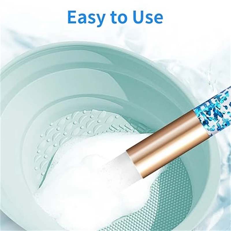 1pc Eyelash Cleaning Brushes Eyelash Extensions Glitter Lash Shampoo Brushes Facial Nose Pore Cleansing Makeup Tools