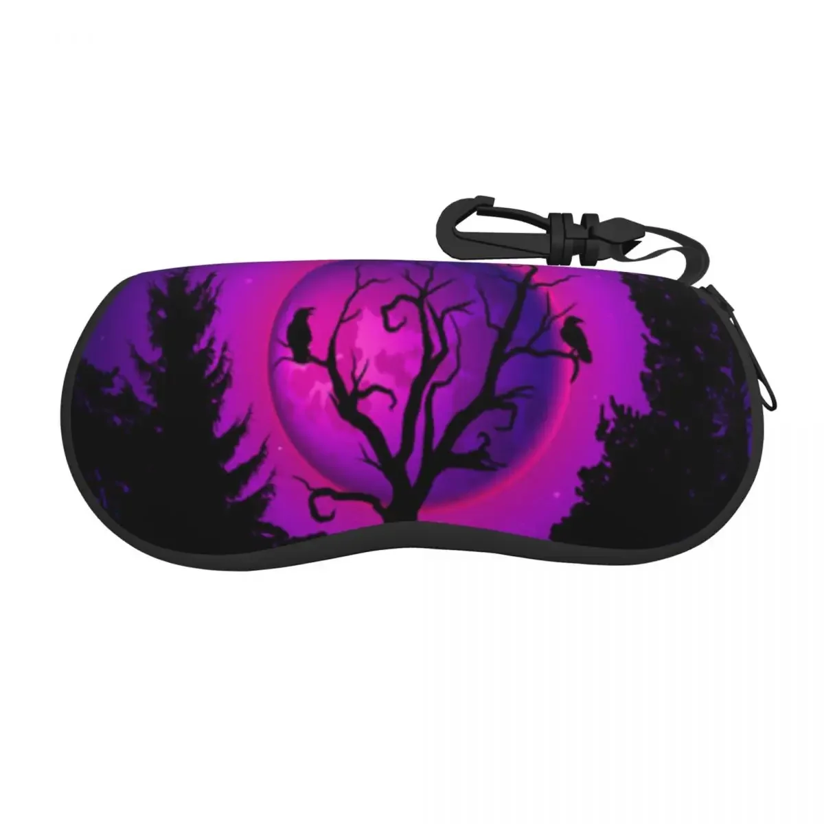 Unisex Glasses Bag Protective Case Tree Silhouette The Forest Portable Sunglasses Box Reading Eyeglasses Box