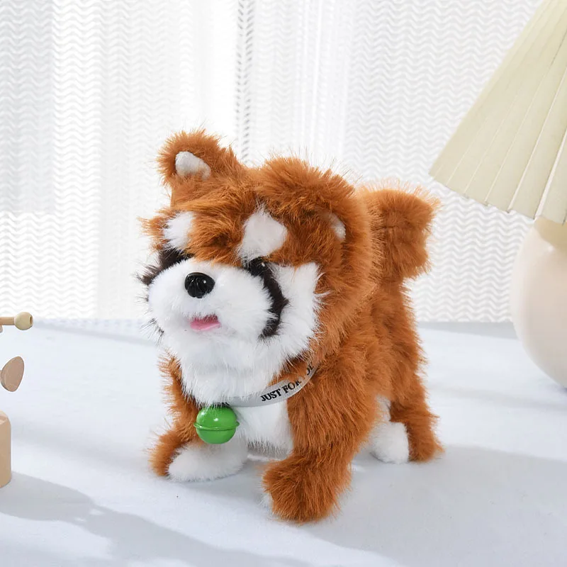 Giocattolo elettrico per bambini Simpatico cucciolo di peluche Simulazione Animale da compagnia Imparare a parlare/Sing/Walk Cucciolo di cartone animato Divertente bambino che impara il giocattolo strisciante