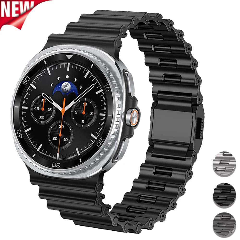 Luxury Stainless Steel Magnetic Strap For Samsung Galaxy Watch 8 40/44mm Business Bracelet For Galaxy 8Classic 46mm Watchband