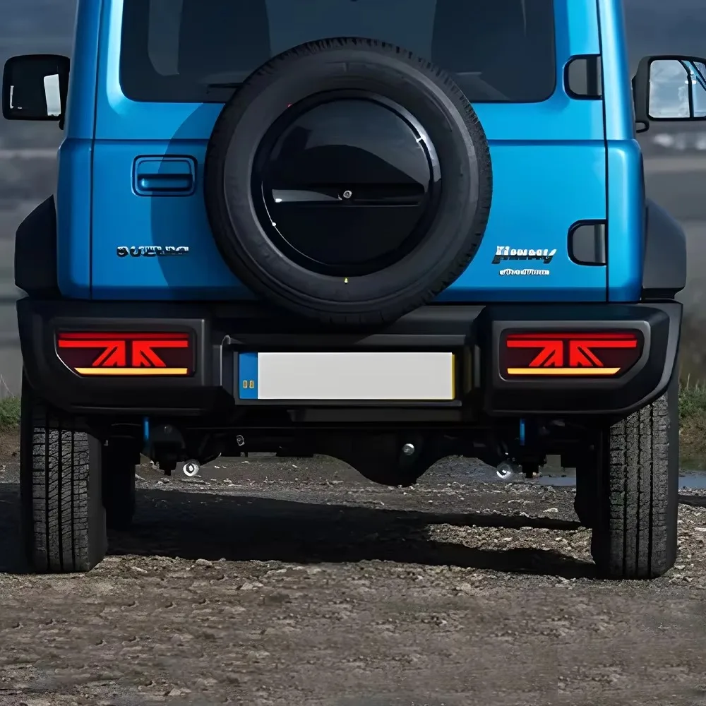 

Для Suzuki Jimny 2019-2023: Комплект светодиодных задних фонарей для автомобиля, улучшенные высококачественные яркие мигающие задние фонари, аксессуары Plug and Play