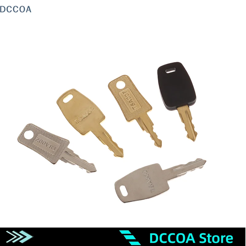 1Pcs Multifunctional TSA002 007 Master Key For Luggage Suitcase Customs TSA Lock Luggage Key Repair Luggage Key Accessories