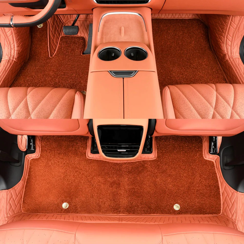 

For Changan Deepal S07 S7 Upgrade The Fully Enclosed Double-layer Floor Mats Interior Modification Products Leather Carpet Mats