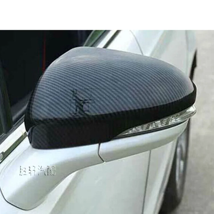 

For Ford American Mondeo Fusion 13-21 carbon fiber patterned mirror housing, reverse rearview mirror housing, rear cover