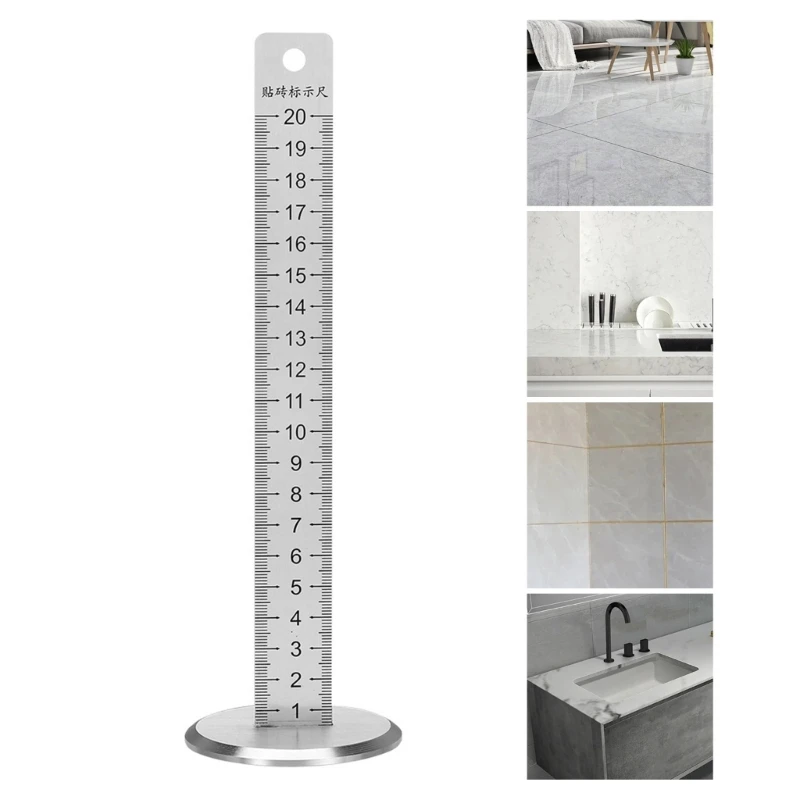 Metal Ceramic Tile Tool Equal Height Ruler for Bricklayer Lay Floor Tile Tool Drop Shipping