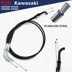 Brand New Motorcycle Throttle Cable Wire For Kawasaki ZZR400 ZX400 1990-2006 / ZZR600 ZX600 1990-2005 Moto Parts