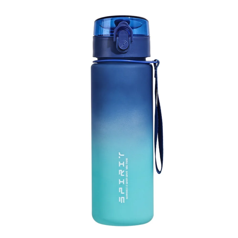 

PC Sports Water Bottle Leak Proof Large Capacity Colorful Plastic Cup Drop Resistant Portable Handle Outdoor Sports Kettle